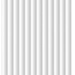 Panou riflaj Vox Linerio XS-Line Wave alb  265 x 30.4 x 0.9 cm