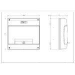 Tablou Siguranțe Aparent 8 Module