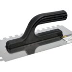 GLETIERĂ INOX CRESTATĂ 270X125MM, 10X10MM