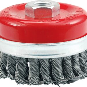 PERIE CUPĂ 100MM, PRINDERE M14, CU TOROANE DIN SÂRMĂ