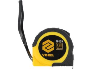 RULETĂ 7,5MX25MM, GALBEN - NEGRU