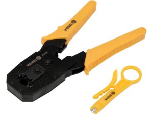 CLEȘTE PENTRU SERTIZAREA MUFELOR RJ45, RJ10, RJ11