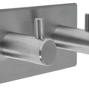 CÂRLIG DUBLU PENTRU PROSOP CU DUBLU ADEZIV 45X90X30MM, GAMA STEELY