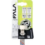 RACORD FLEXIBIL F/F 1/2'' 3/8'', 600MM