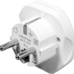 ADAPTOR DE CĂLĂTORIE CU ÎMPĂMÂNTARE, WORLD - EU