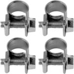 SET 4 CLEME ZINCATE CU ȘURUB, 14-16/9MM