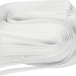 BANDĂ VELCRO 300MM, 10 BUC, ALB