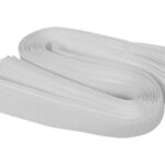 BANDĂ VELCRO 450MM, 10 BUC, ALB