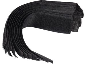 BANDĂ VELCRO 150MM, 10 BUC, NEGRU