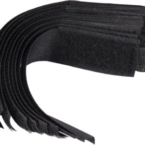 BANDĂ VELCRO 150MM, 10 BUC, NEGRU