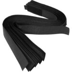 BANDĂ VELCRO 450MM, 10 BUC, NEGRU