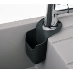 SUPORT DEPOZITARE BURETE VASE, DIN SILICON, NEGRU