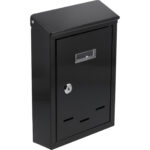 CUTIE POȘTALĂ, 285X200X60MM, NEGRU