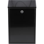 CUTIE POȘTALĂ 400X250X100MM, NEAGRĂ