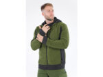 JACHETA FLEECE CU GLUGA SARNA VERDE 2XL