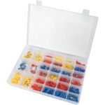 SET 600 DE CONECTORI DIN ALAMĂ ȘI PVC PENTRU CABLURI ELECTRICE