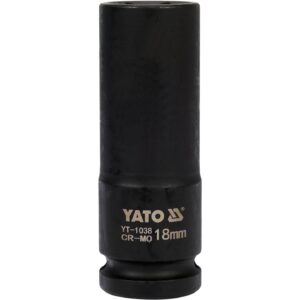 CHEIE TUBULARĂ DE IMPACT HEXAGONALĂ ADÂNCĂ 1/2''X18MM