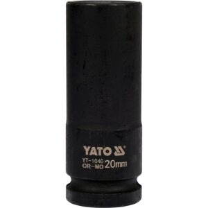 CHEIE TUBULARĂ DE IMPACT HEXAGONALĂ ADÂNCĂ 1/2''X20MM