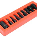 SET BIȚI DE IMPACT HEXAGONALI, CU ADAPTOR 1/2'', 9 PIESE