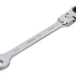 CHEIE COMBINATĂ CU CLICHET ȘI CAP FLEXIBIL 22MM