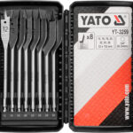 SET BURGHIE PLATE PENTRU LEMN 12-32MM, 8 BUC