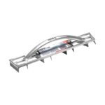 GLETIERĂ ALUMINIU CU DINȚI NIVELARE 450X90MM