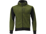 JACHETA FLEECE CU GLUGA SARNA VERDE 2XL - imagine 6