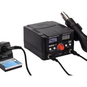 STAȚIE DE LIPIT 2 ÎN 1, APARAT LIPIT 75W + PISTOL AER CALD 750W