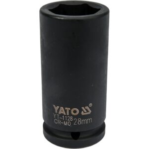 CHEIE TUBULARĂ HEXAGONALĂ DE IMPACT, ADÂNCĂ, 3/4''X28MM