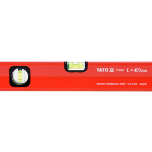 NIVELĂ DE ALUMINIU MAGNETICĂ 400MM, 2 BULE