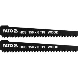 LAME FIERĂSTRĂU SABIE, HCS, 150MM, 6TPI, 2 BUC