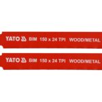 LAMĂ FIERĂSTRĂU PENDULAR 150MM, 24TPI, 2 BUC