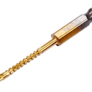 BURGHIU FREZĂ PRINDERE HEXAGONALĂ 3,0MM HSS-TIN