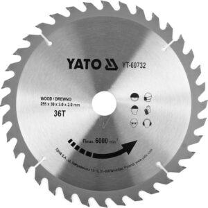 DISC CIRCULAR PENTRU LEMN 255X36TX30MM