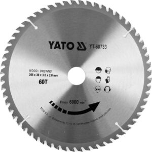 DISC CIRCULAR PENTRU LEMN 255X60TX30MM